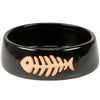Fishbone cat bowl