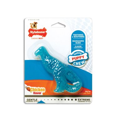 Puppy dino Teether chicken flavor
