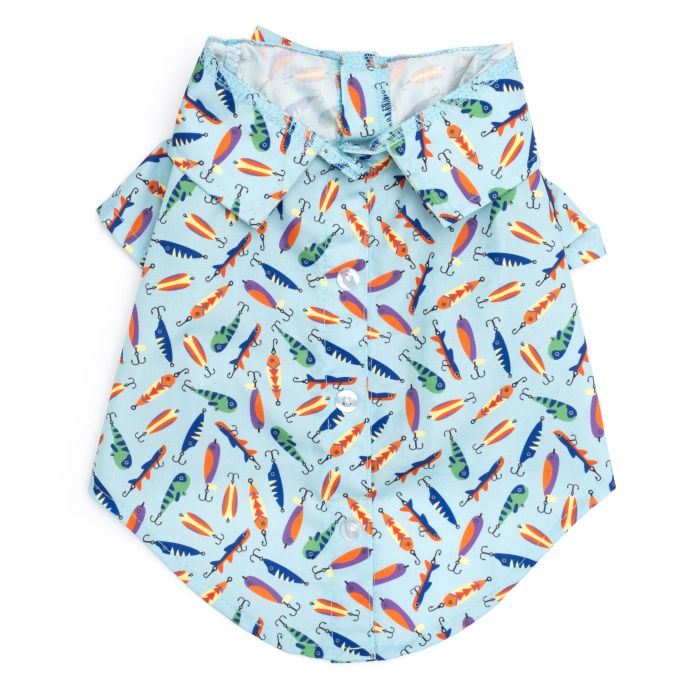 Gone Fishing Dog Camp shirt