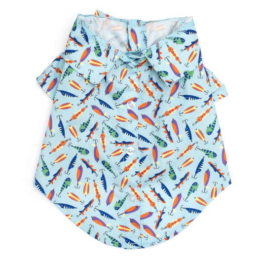 Gone Fishing Dog Camp shirt