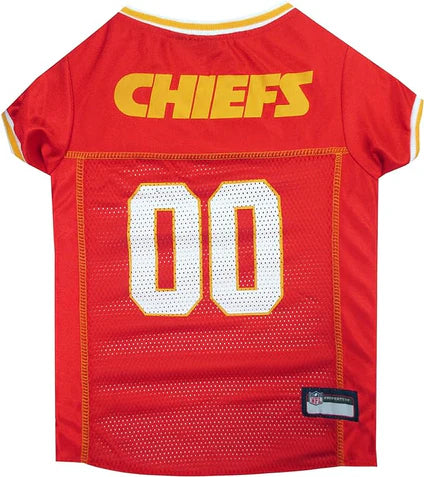 NFL Kansas City Chiefs Mesh Jerseys for Dogs