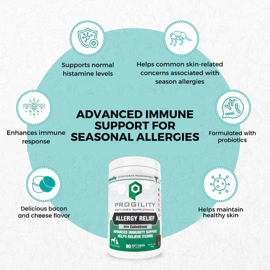 Progility Allergy relief with Colostrum