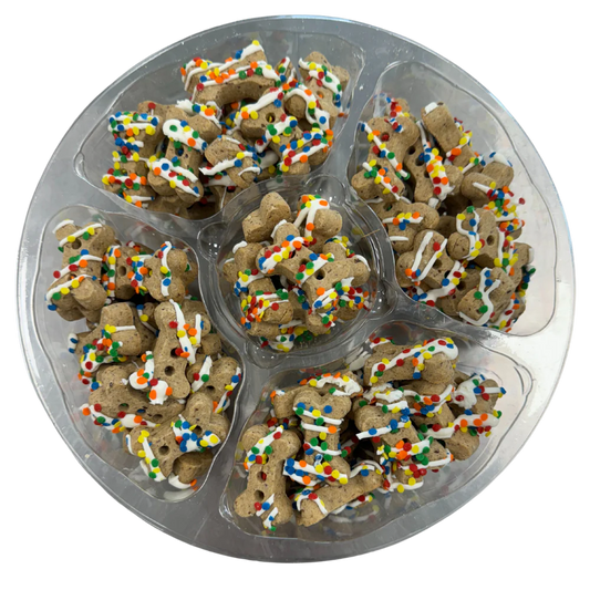 Pawty tray-dog cookies