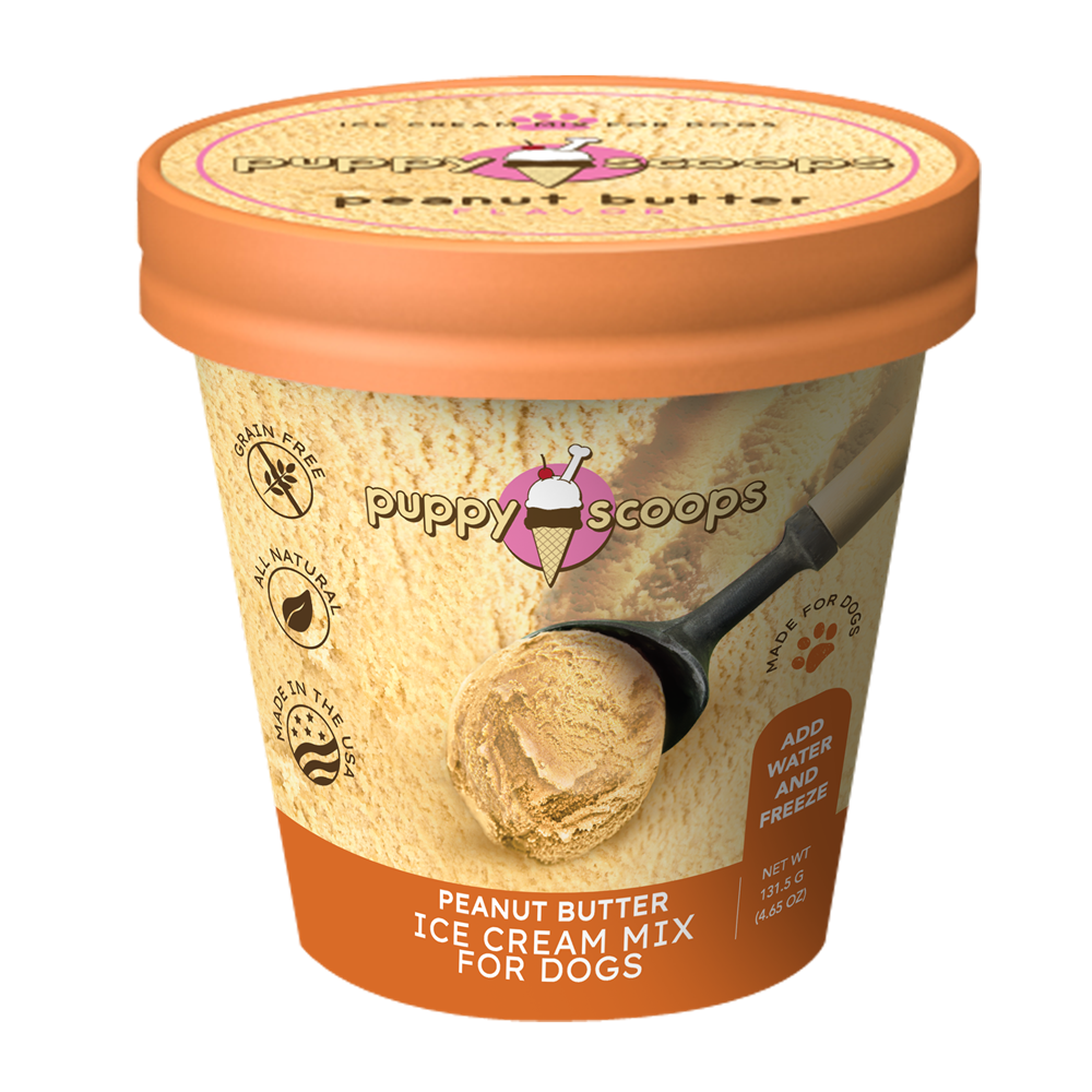 Puppy Scoops Ice Cream Mix- Carob