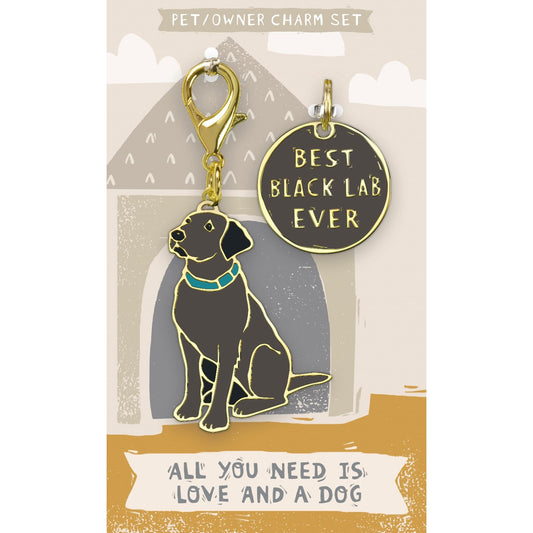Charm Set - Best ever (specific breeds noted) - Lake Dog and their people