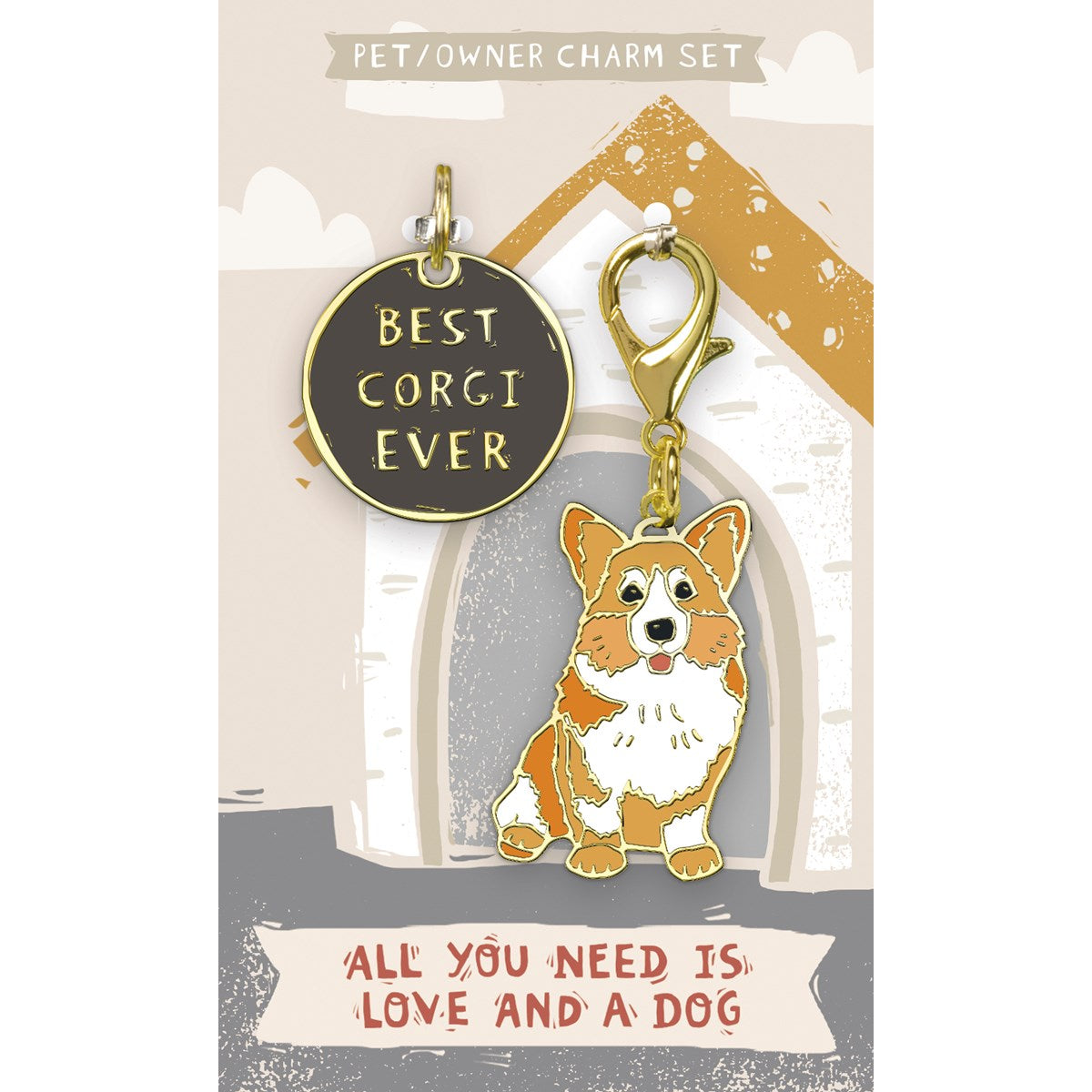 Charm Set - Best ever (specific breeds noted) - Lake Dog and their people