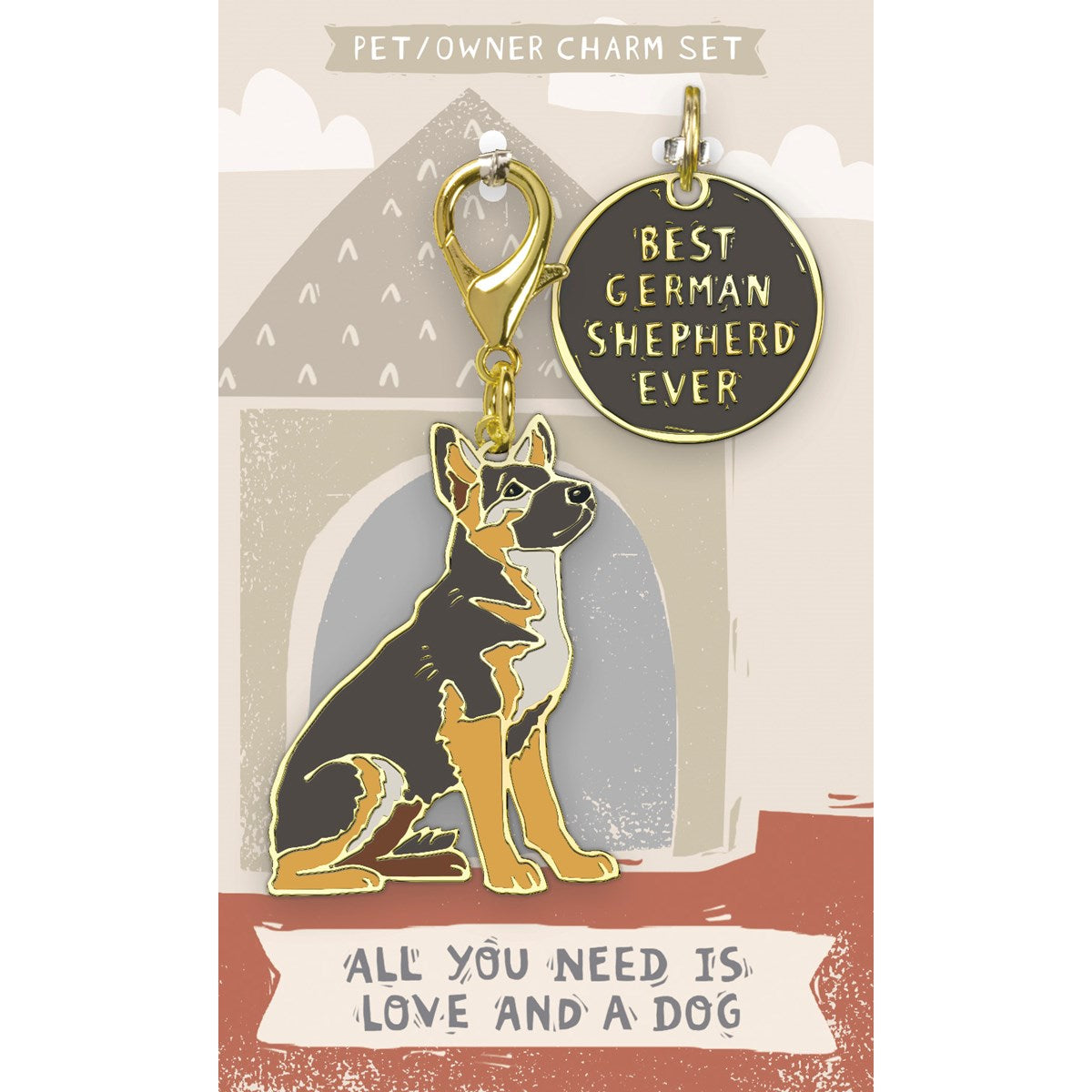 Charm Set - Best ever (specific breeds noted) - Lake Dog and their people