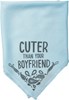 Pet Bandana - Cuter than your Boyfriend/GirlFriend, blue - Lake Dog and their people
