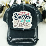 Dog Hat Distressed - Lake Dog and their people