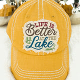 Dog  Hat Distressed - Lake Dog and their people