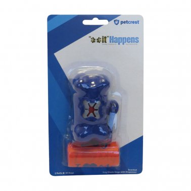 Waste bag dispenser - Bone shaped - Lake Dog and their people