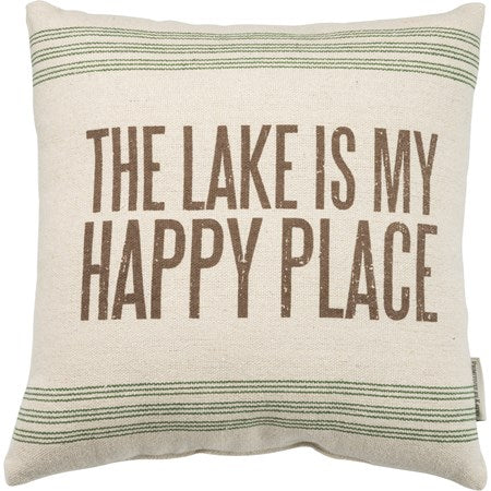 Pillow The lake is my Happy Place