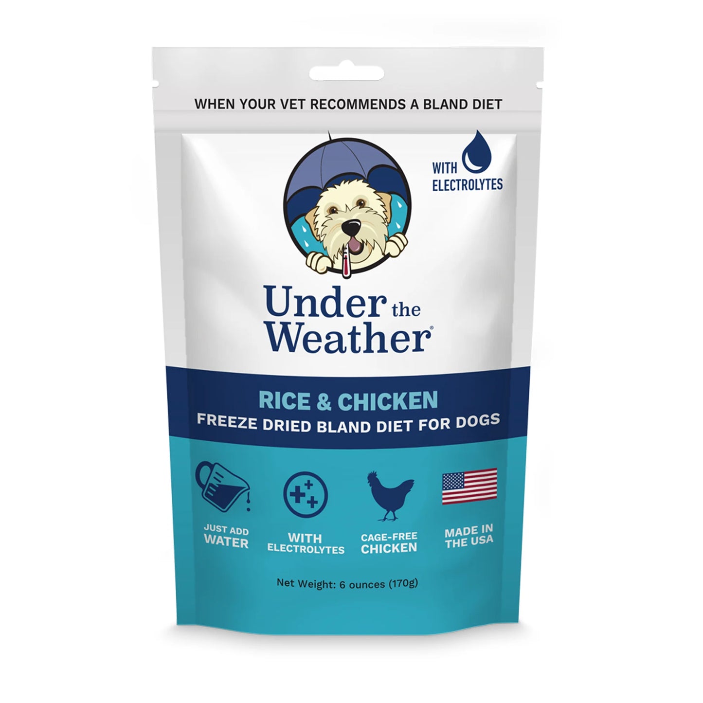 Under The Weather bland diet food dogs