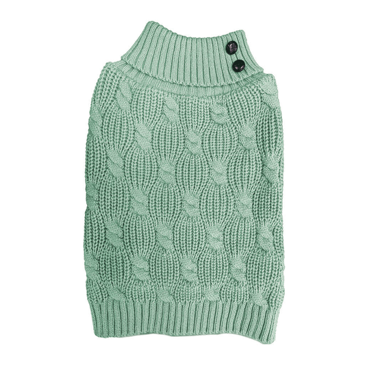 Textured Cable Sweater Sage