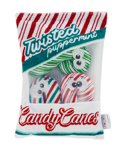 Holiday snack bag plush toy