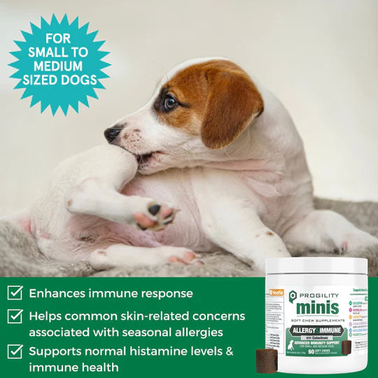 Progility Mini allergy Relief for small and med dogs
