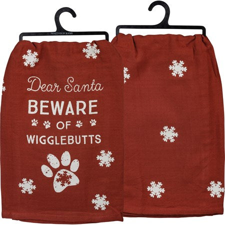 Towel Dear Sant Beware of Wigglebutts