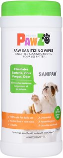 Paw Sanitizing wipes and Spray - Lake Dog and their people