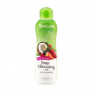 TropiClean Shampoo - Berry & Cocunt- Deep Cleaning - Lake Dog and their people