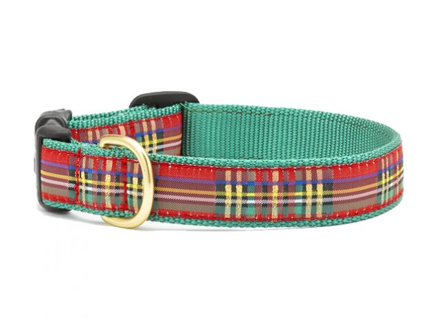 Christmas Up Country Collars - sparkle plaid