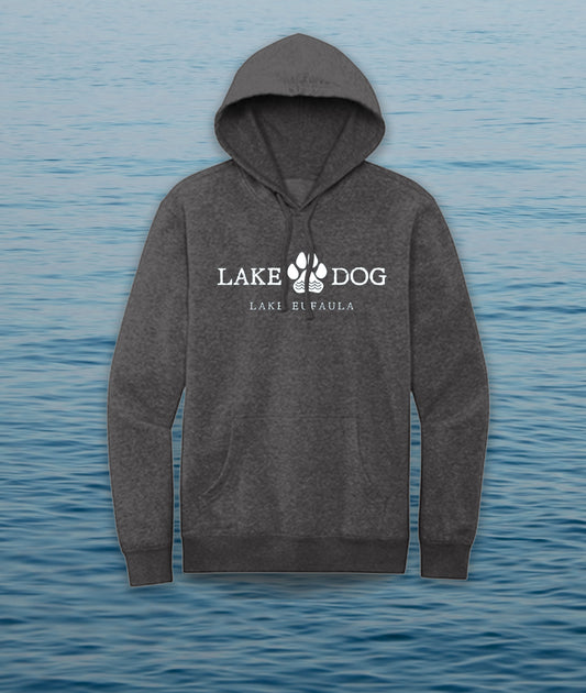 Lake Dog Hoodie, Heathered Charcoal 
