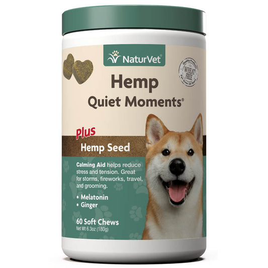 Quiet Moments Wheat Free Hemp Calming Aid Plus Hemp Seed - Lake Dog and their people