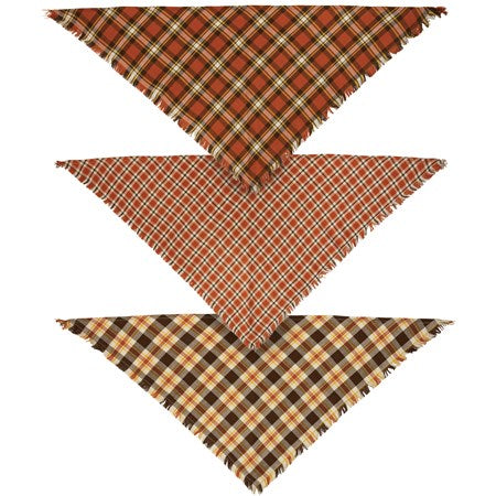 Fall Plaid Bandana